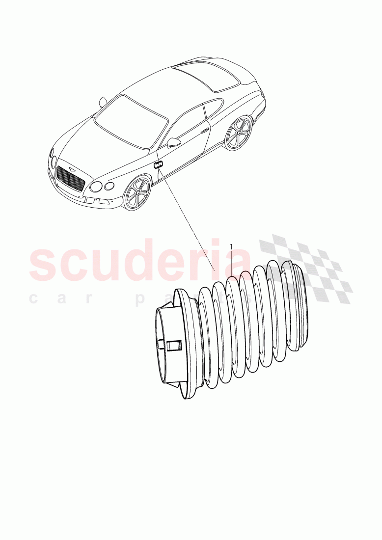 door, bellows of Bentley Bentley Continental Supersports Convertible (2017+)