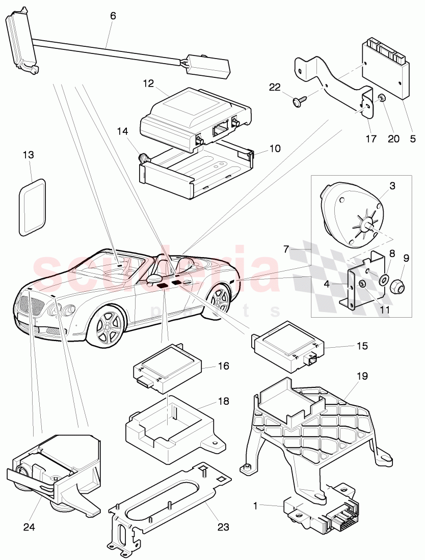 anti-theft system________(ats), D - MJ 2012>> of Bentley Bentley Continental Supersports (2009-2011)