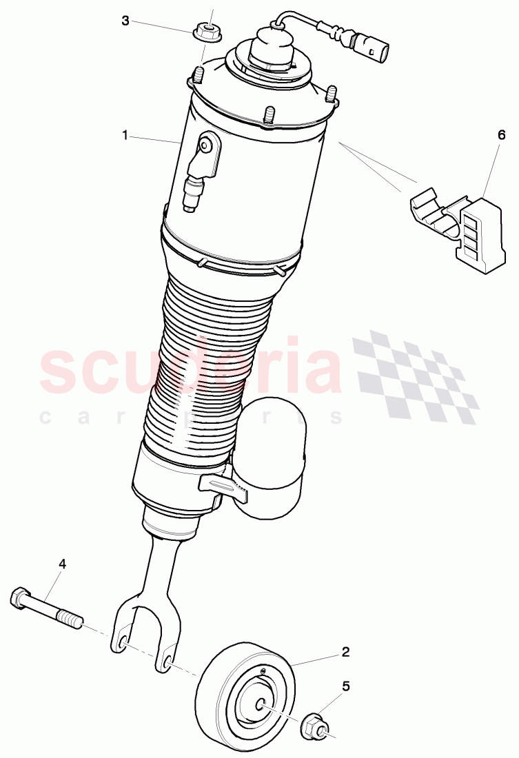 air spring damper of Bentley Bentley Continental GT (2011-2018)