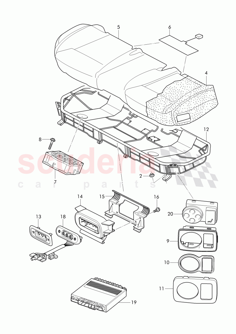 rear seat, F 3W-8-052 846>>, F ZA-A-062 464>> of Bentley Bentley Continental Flying Spur (2006-2012)