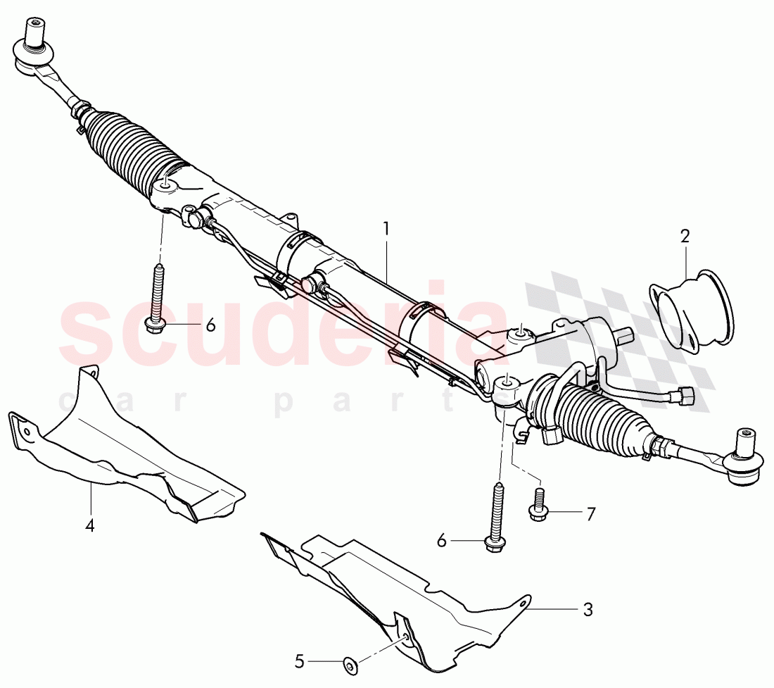 power steering, steering gear of Bentley Bentley Continental Flying Spur (2013+)