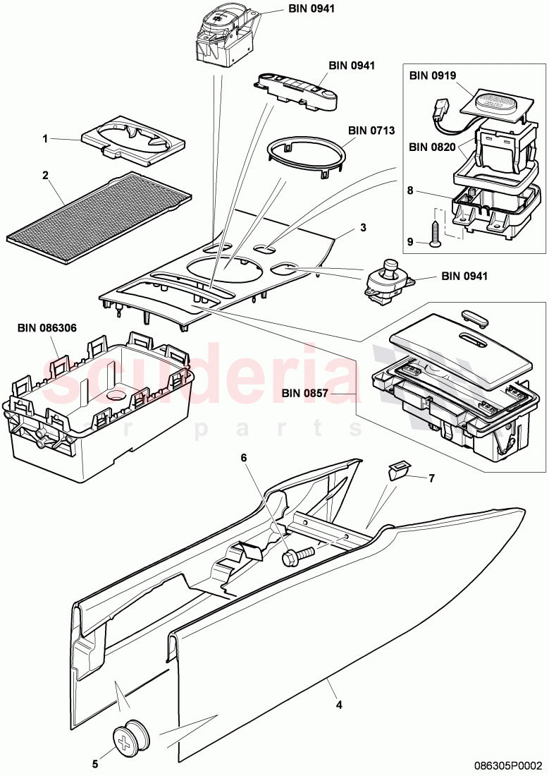 center console, D >> - MJ 2011 of Bentley Bentley Continental Supersports (2009-2011)