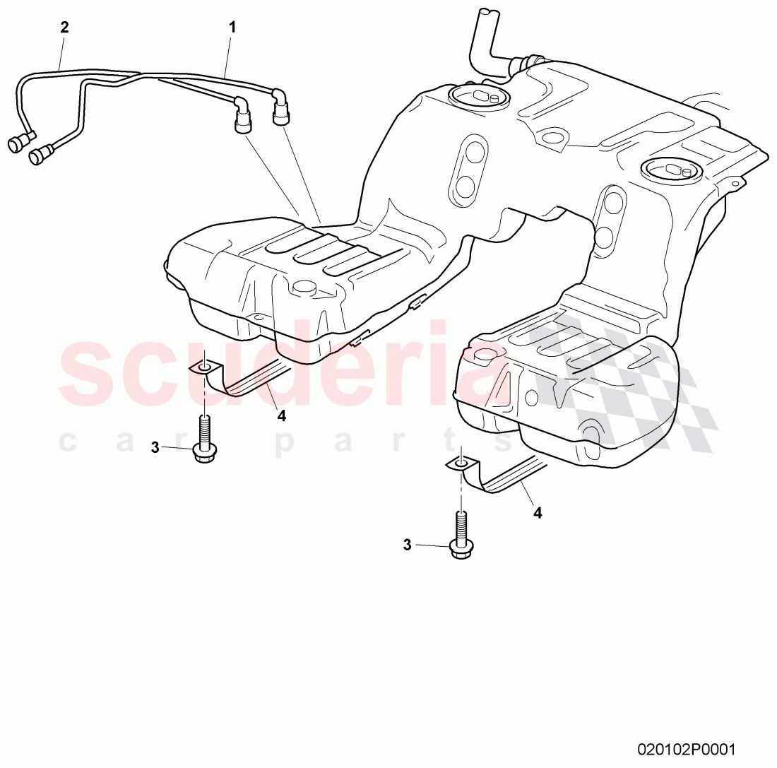 fuel line, bracket for fuel, tank, D >> - MJ 2010 of Bentley Bentley Continental Supersports (2009-2011)