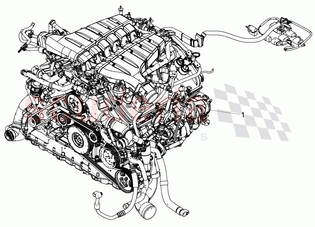 engine, complete, miscellaneousmaterial, repair kit, engine, F >> 3W-D-082 508, F >> ZA-D-082 508 of Bentley Bentley Continental GTC (2011+)