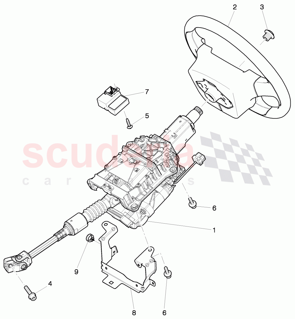 steering column, steering wheel of Bentley Bentley Continental GT (2011-2018)