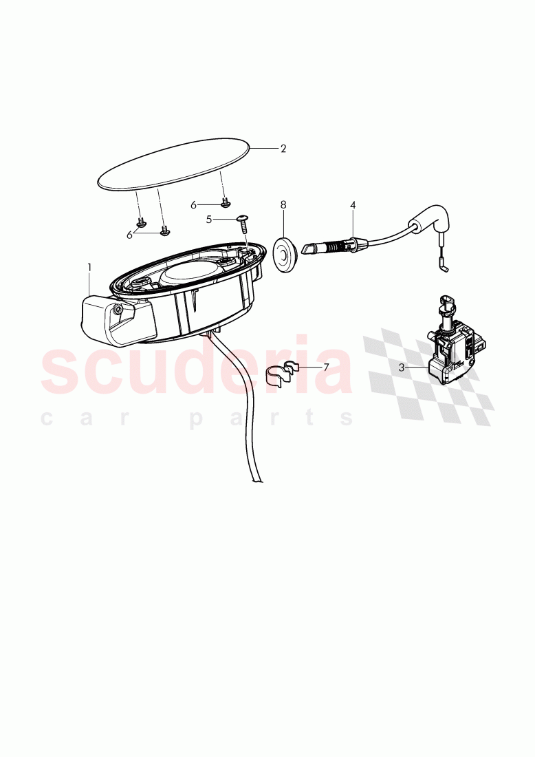 fuel filler door of Bentley Bentley Continental Supersports Convertible (2017+)