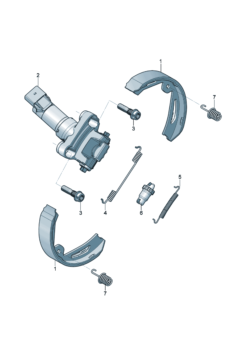 Parking brake of Bentley Bentley Continental GT Convertible (2025)