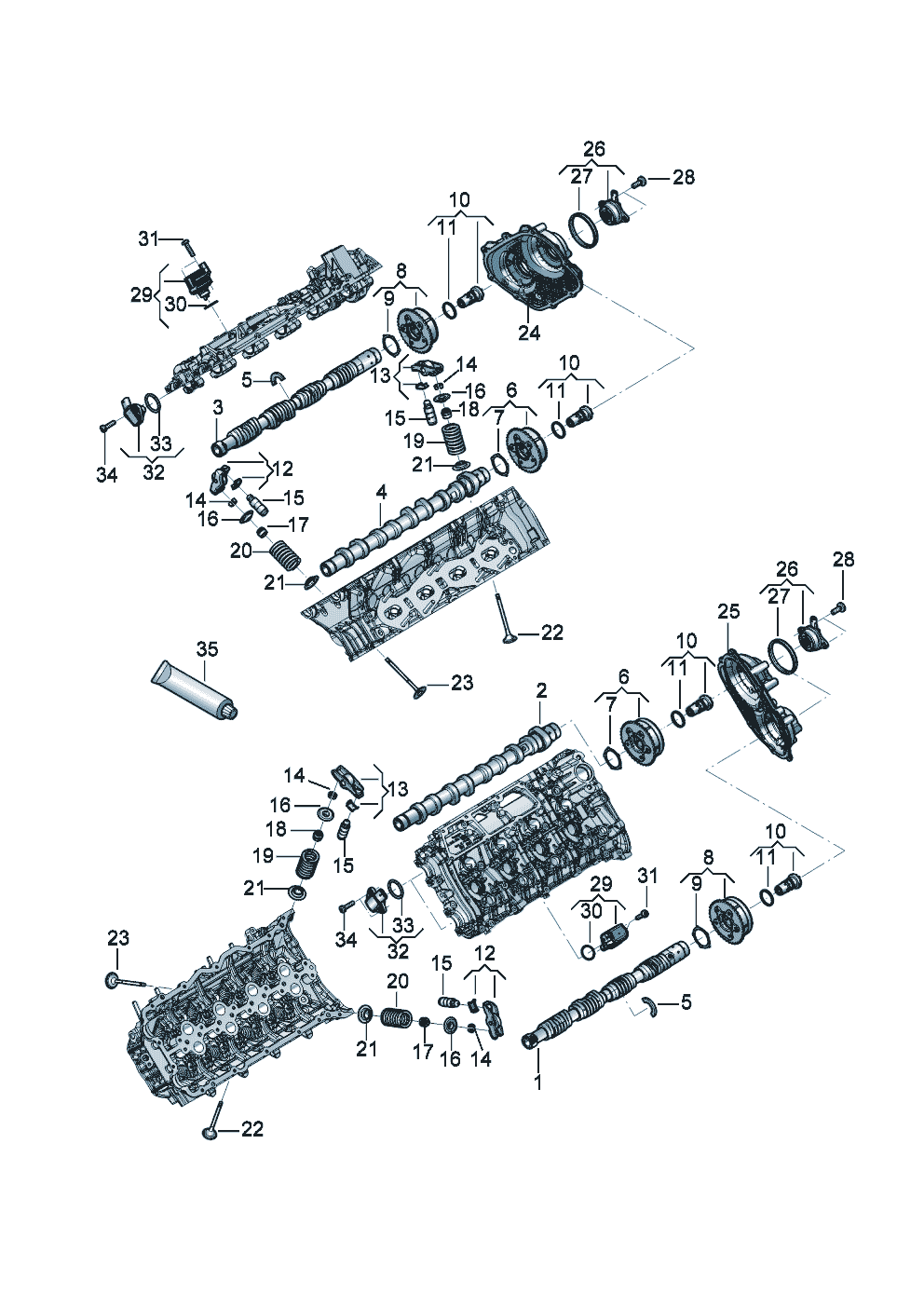 camshaft, valves
camshaft adjuster unit
Position sensor of Bentley Bentley Continental GT Convertible (2025)