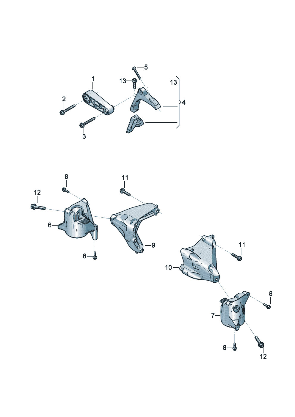 Engine brackets
engine mounting of Bentley Bentley Continental GT Convertible (2025)