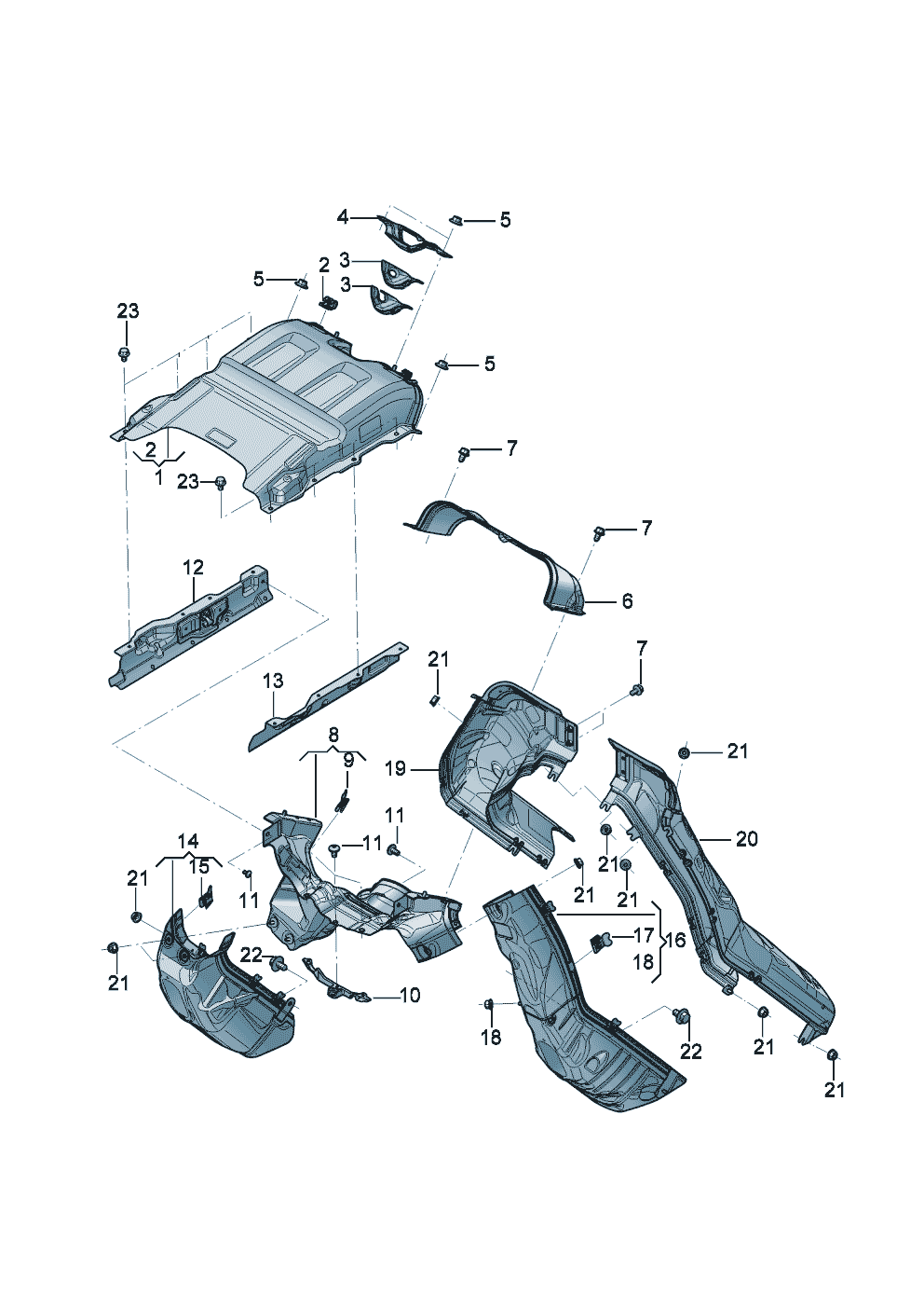 Air guide channel
heat deflector plate
For exhaust system of Bentley Bentley Continental GT Convertible (2025)