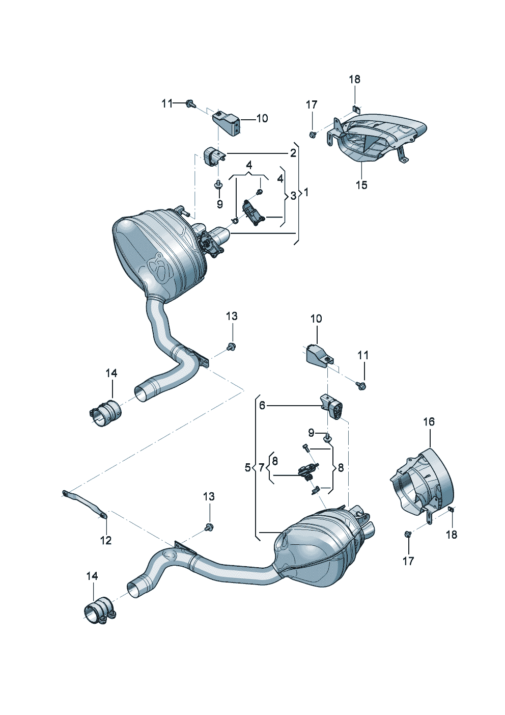 Rear silencer with
exhaust flap
Trim for exhaust tail pipe of Bentley Bentley Continental GT Convertible (2025)