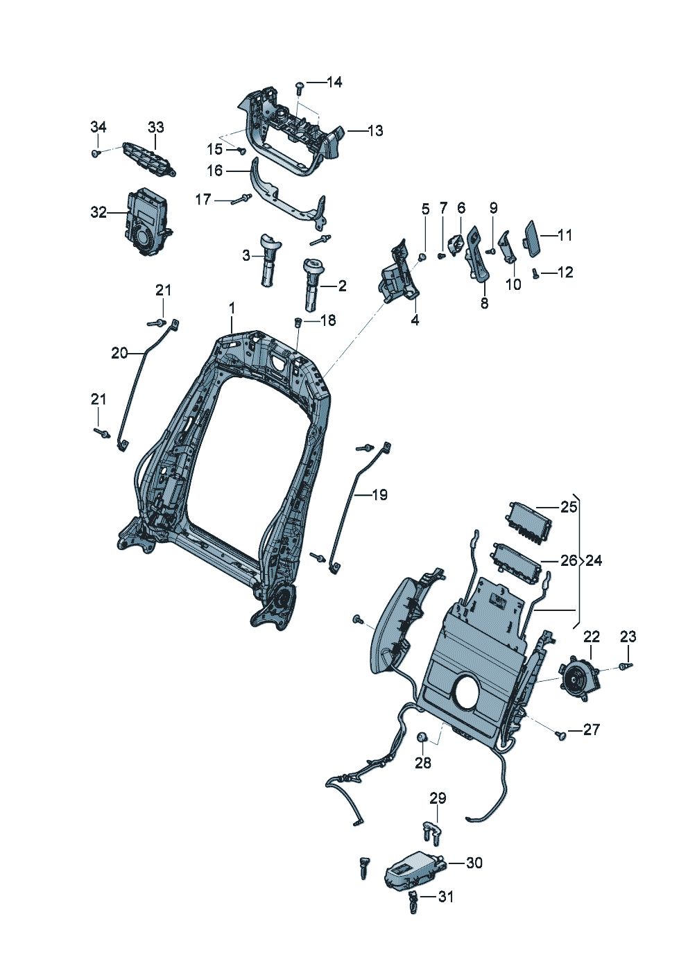 Backrest of Bentley Bentley Continental GT Convertible (2025)