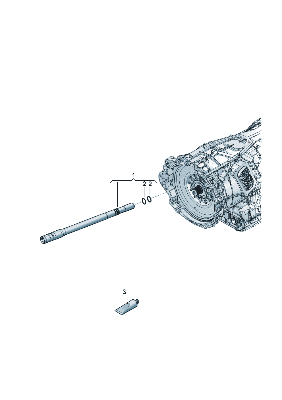 Hollow output shaft
for front axle differential of Bentley Bentley Continental GT Convertible (2025)