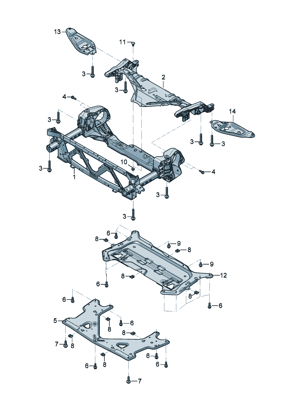 Support frame
front axle of Bentley Bentley Continental GT Convertible (2025)