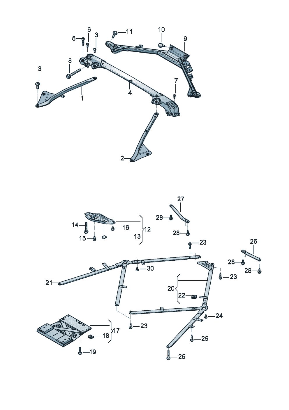 Vehicle supports of Bentley Bentley Continental GT Convertible (2025)