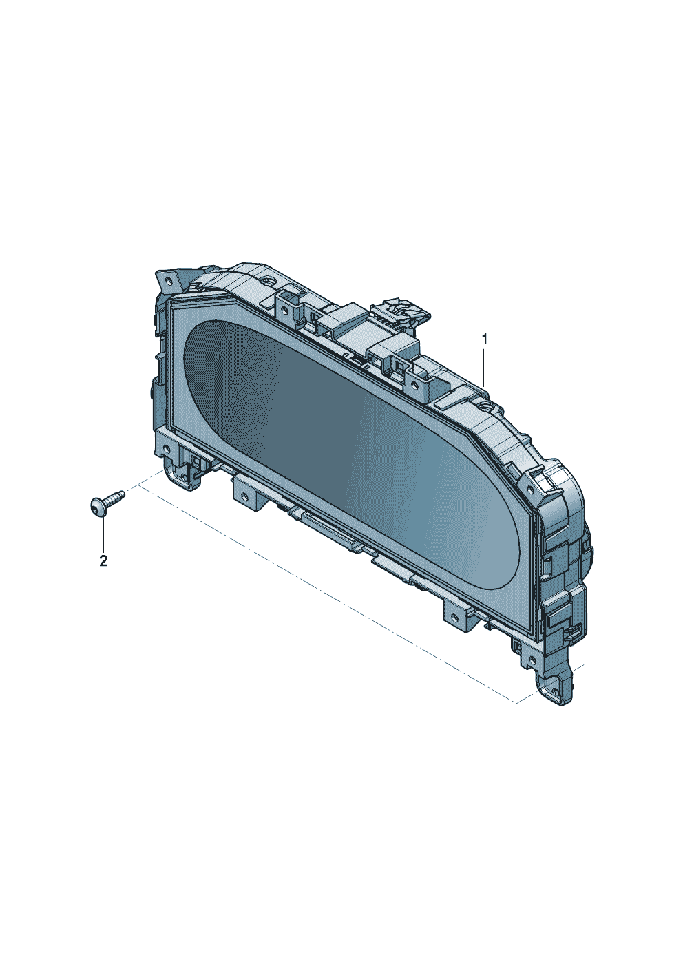 Combi-instrument of Bentley Bentley Continental GT (2017)