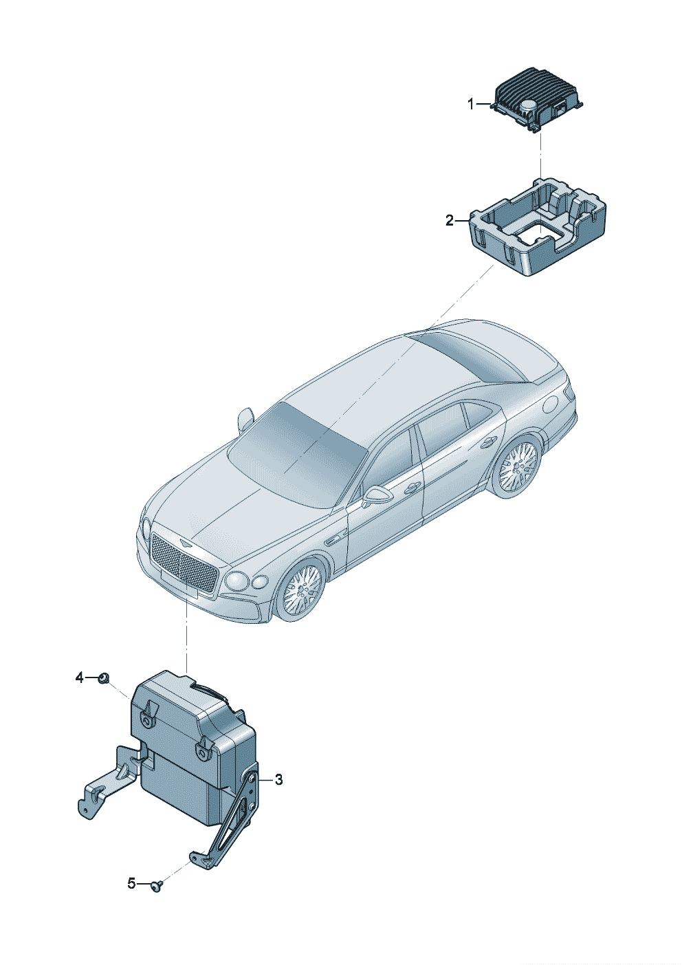 Electrical parts for
engine noise production of Bentley Bentley Continental Flying Spur (2025) 