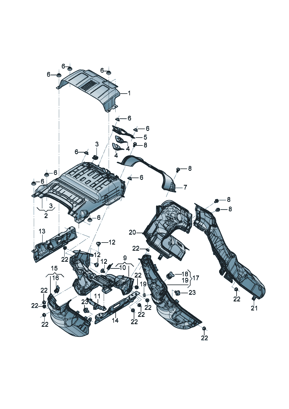 Air guide channel
heat deflector plate
For exhaust system of Bentley Bentley Continental Flying Spur (2025) 