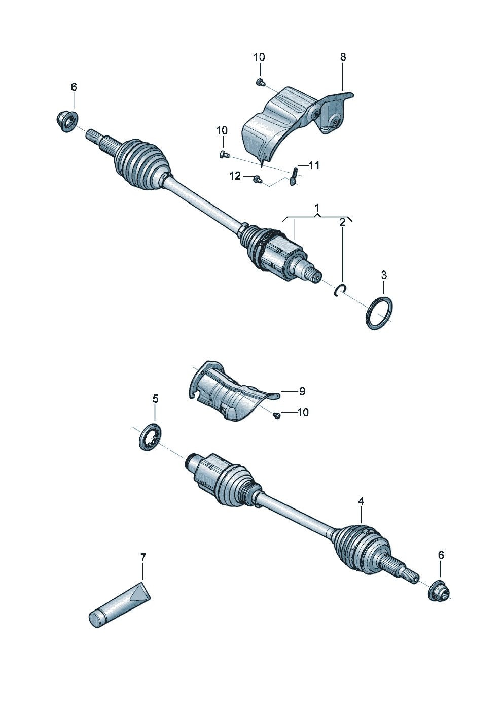 Drive shaft of Bentley Bentley Continental Flying Spur (2025) 