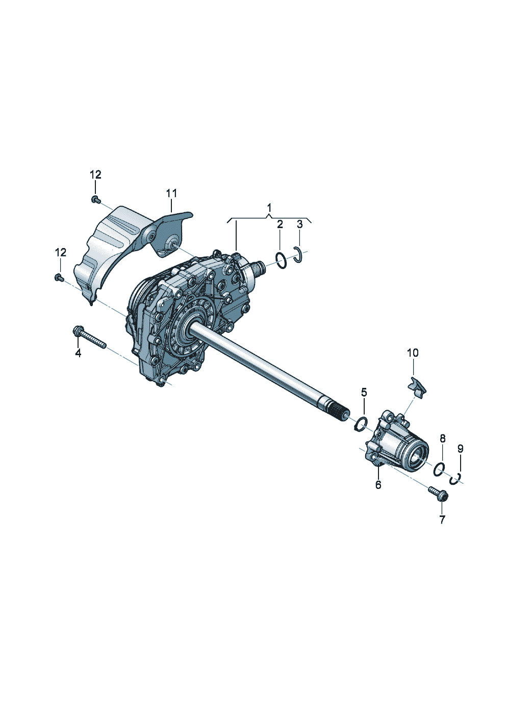 Front axle differential of Bentley Bentley Continental Flying Spur (2025) 