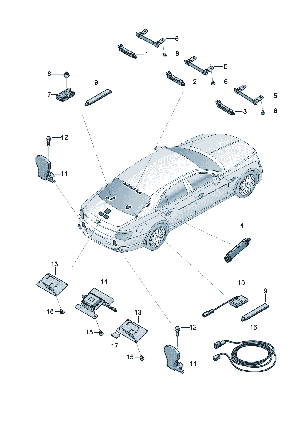 Aerial
Infotainment system of Bentley Bentley Continental Flying Spur (2025) 