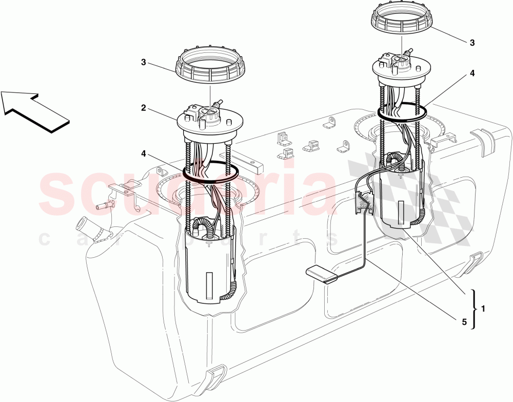 FUEL PUMP of Ferrari Ferrari 612 Scaglietti