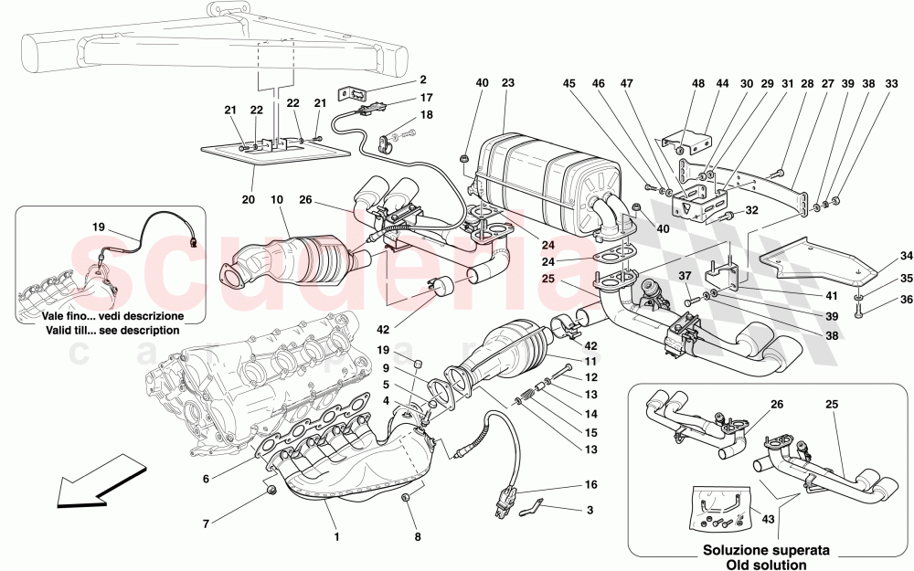 RACING EXHAUST SYSTEM of Ferrari Ferrari 430 Spider