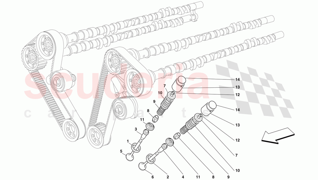 TIMING - VALVES of Ferrari Ferrari 456 GT/GTA