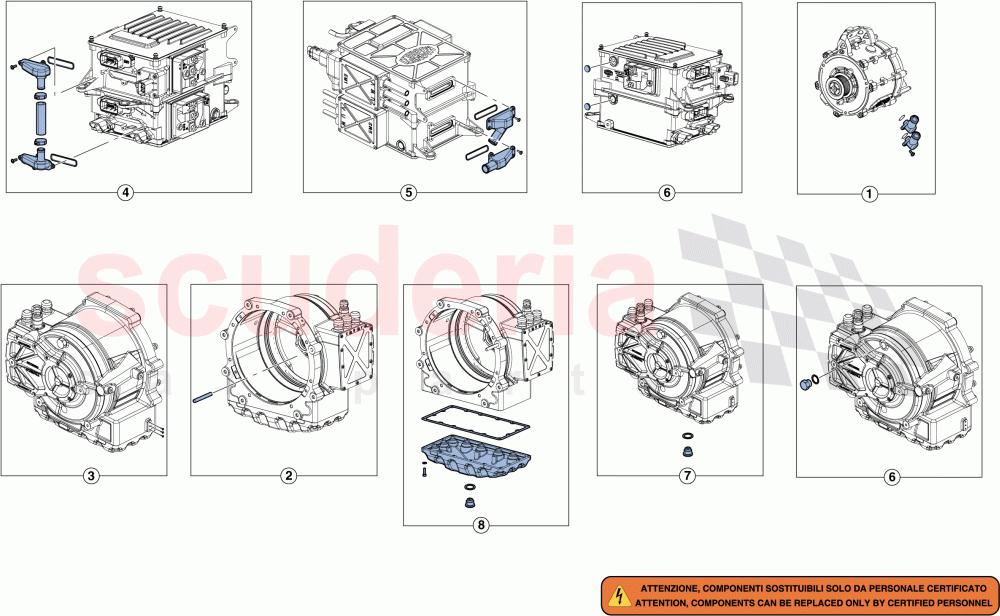 INVERTER-ME1-ME2 REPAIR KIT of Ferrari Ferrari LaFerrari Aperta