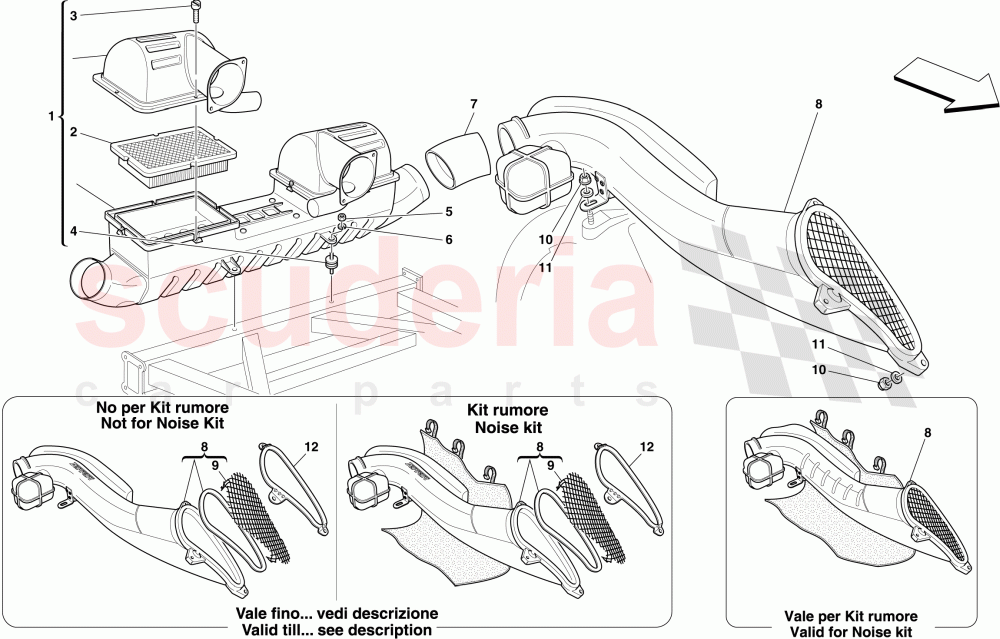 AIR INTAKE of Ferrari Ferrari 430 Spider