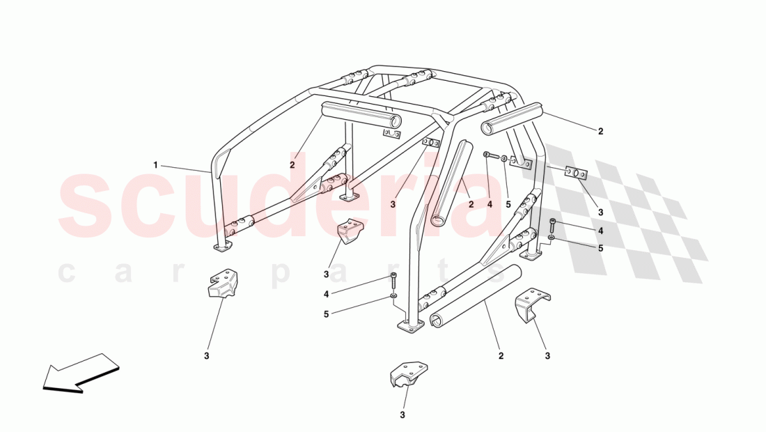 ROLL-BAR of Ferrari Ferrari 360 Challenge (2000)