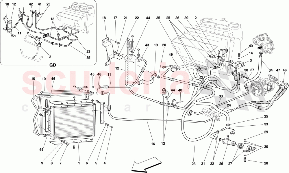 AC SYSTEM of Ferrari Ferrari 430 Scuderia