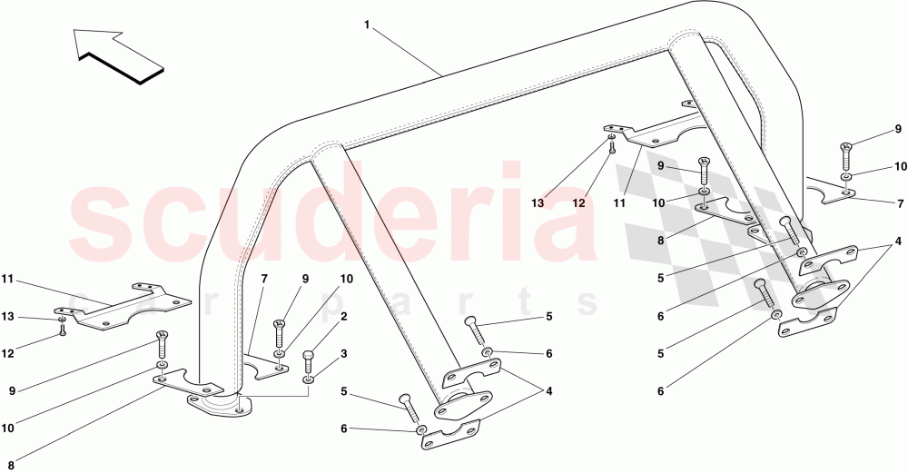 ROLLBAR -Not for USA, CDN and AUS- of Ferrari Ferrari 599 GTB Fiorano