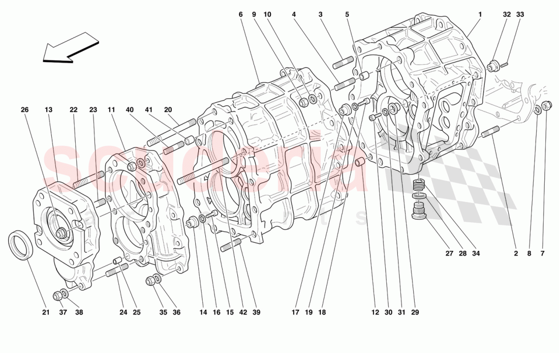 GEARBOX -Not for 456M GTA- of Ferrari Ferrari 456 M GT/GTA