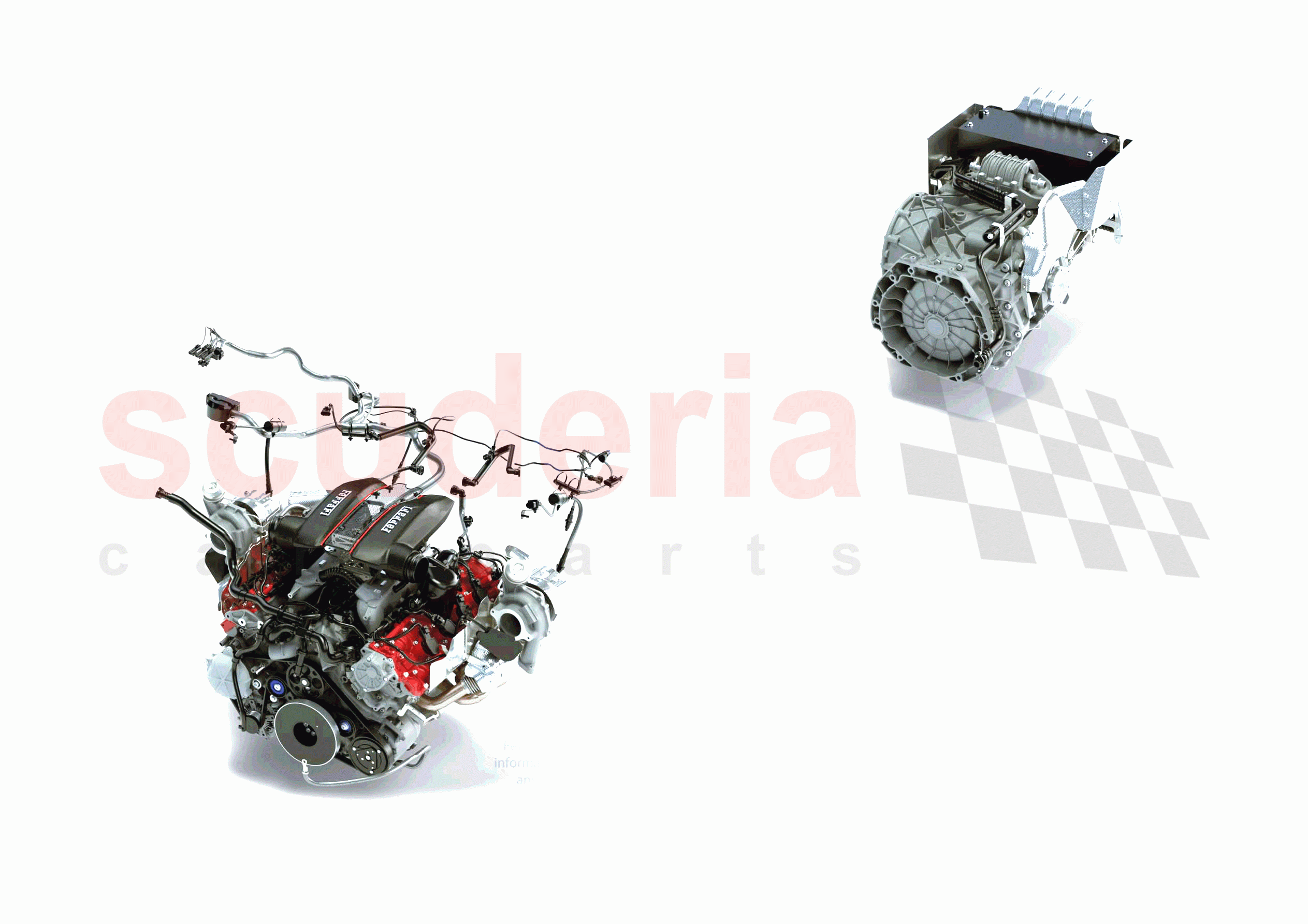 SPARE ASSEMBLY UNITS of Ferrari Ferrari 488 Pista USA