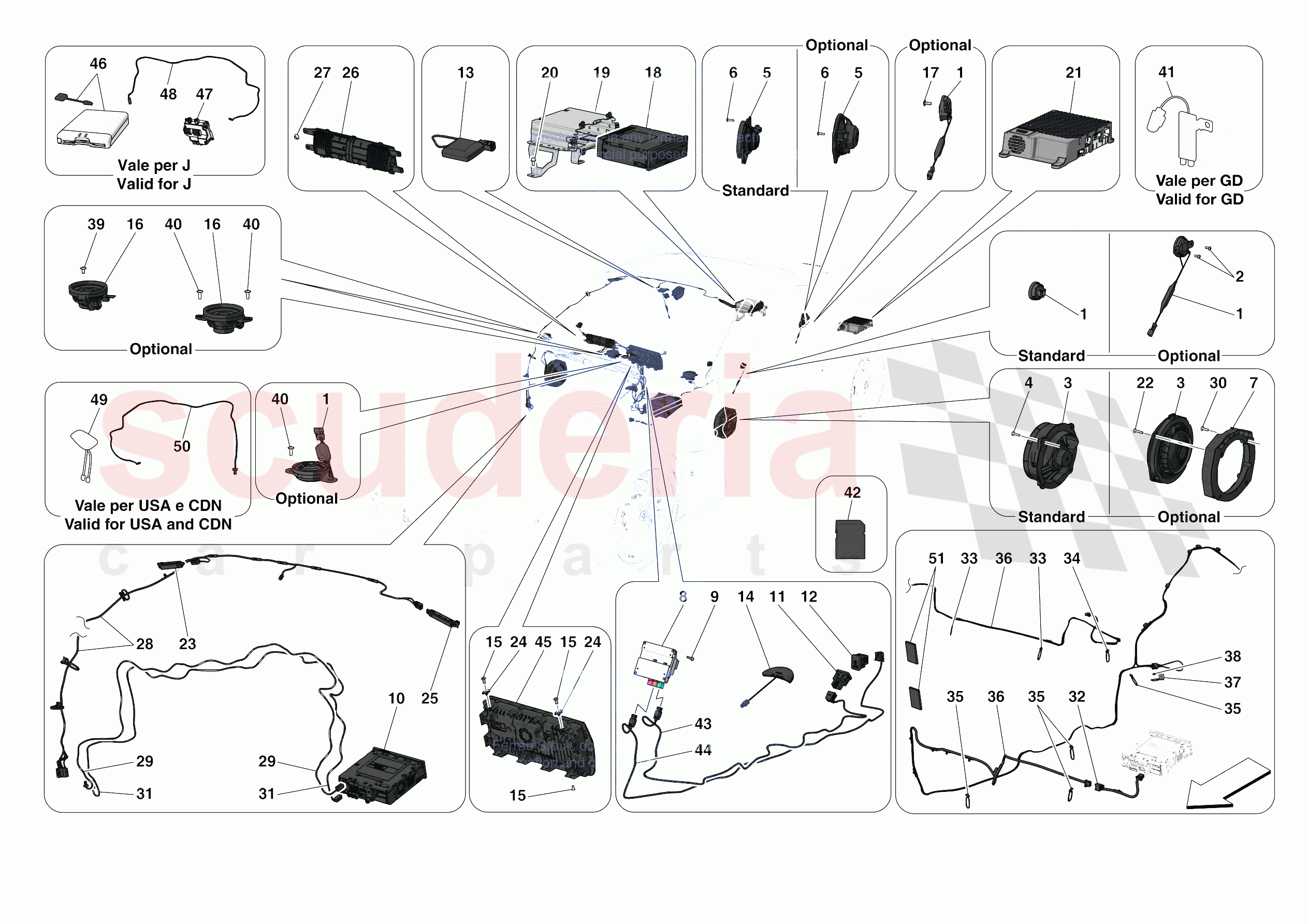 AUDIO UNIT of Ferrari Ferrari Portofino Europe