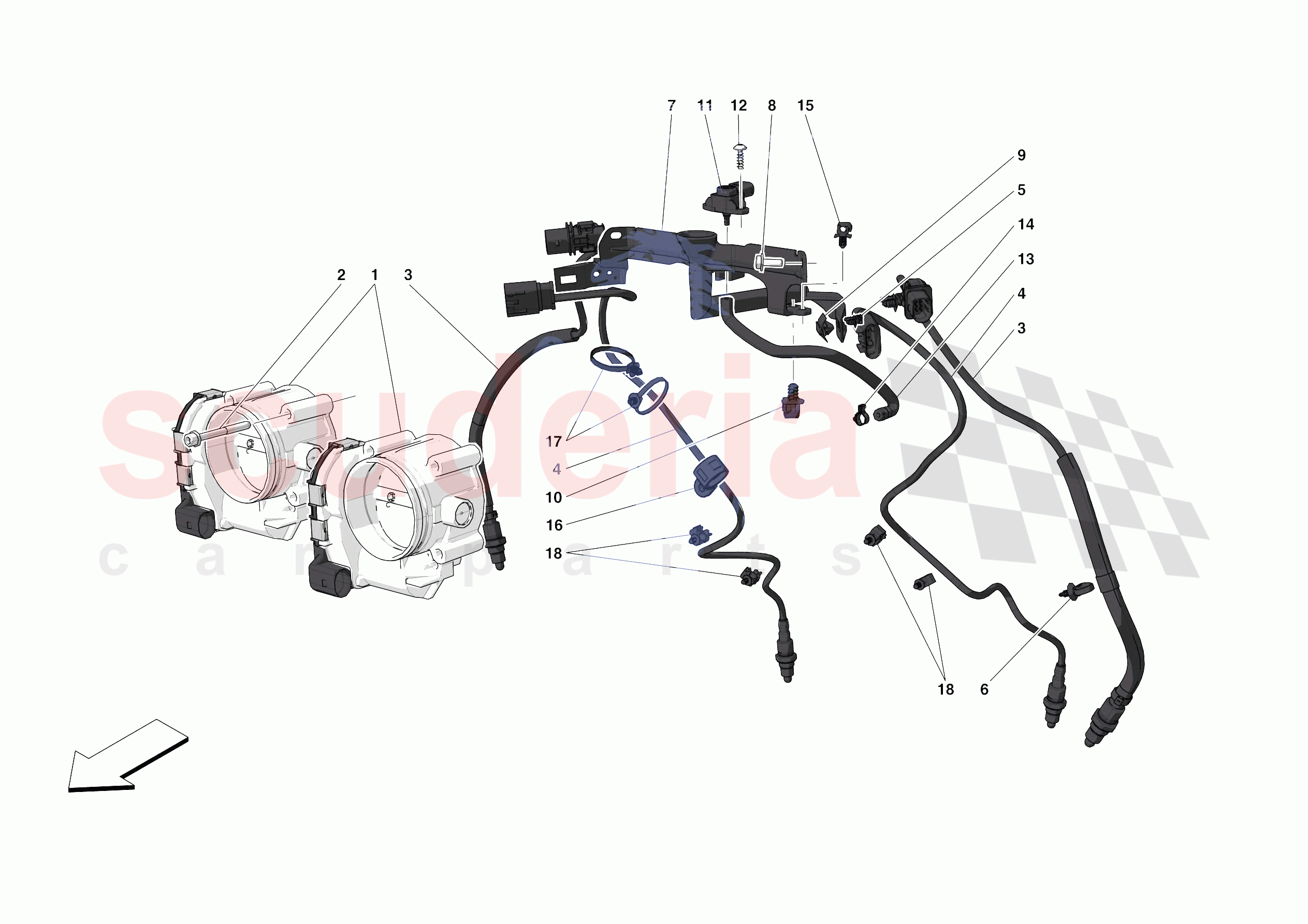 INJECTION CONTROL of Ferrari Ferrari Portofino Europe RH