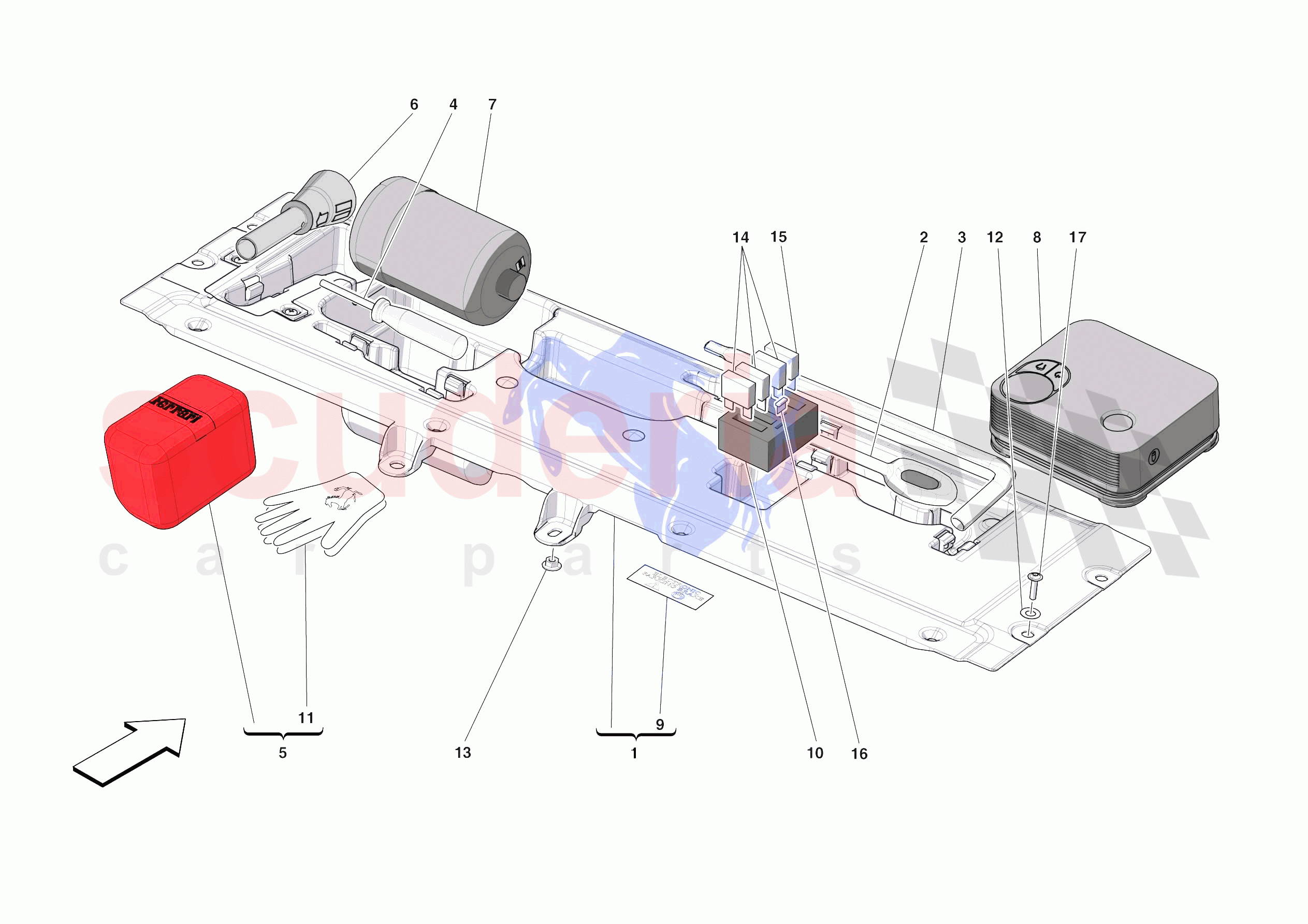 TOOLS PROVIDED WITH VEHICLE of Ferrari Ferrari Purosangue USA