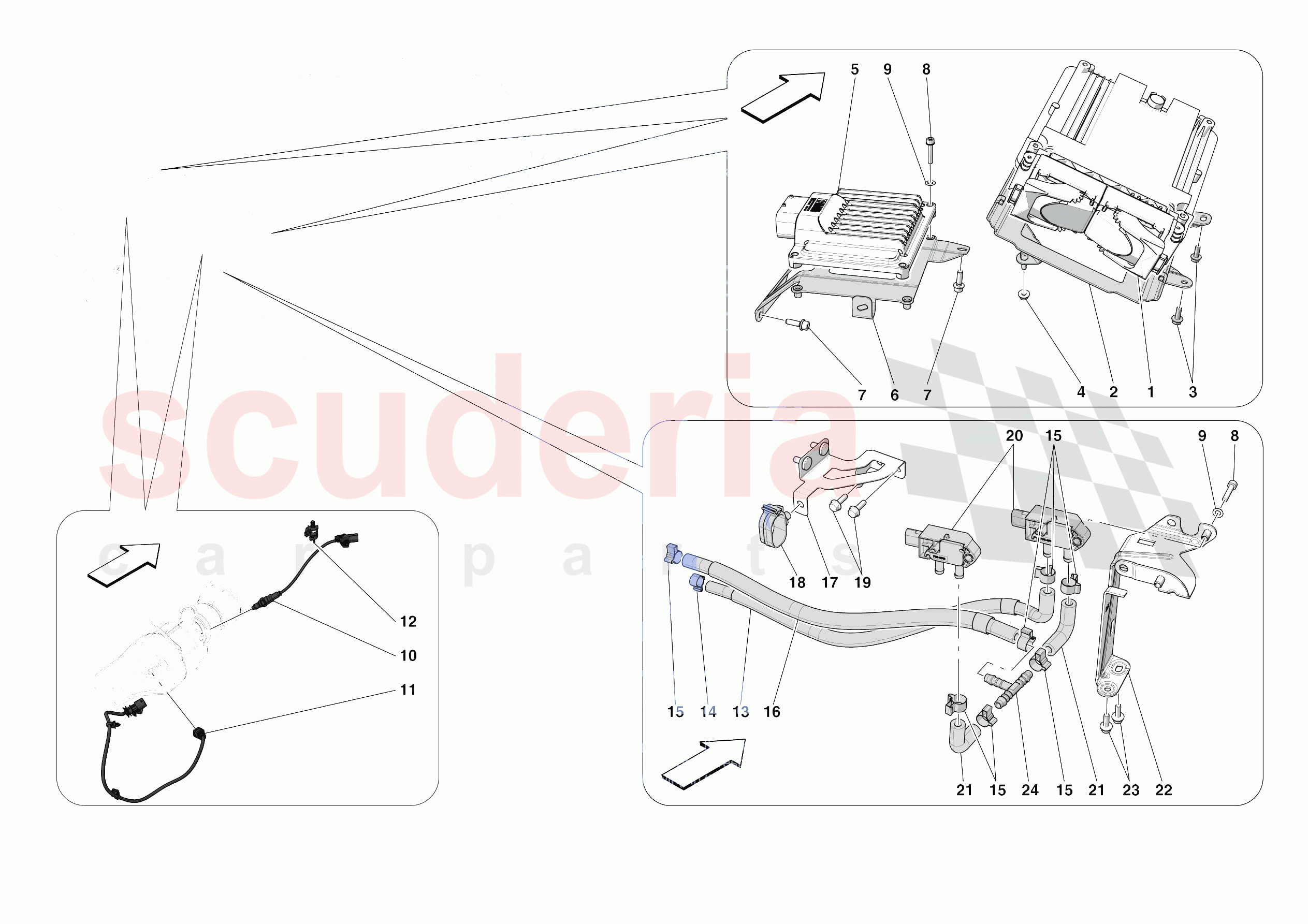 ENGINE INJECTION CONTROL of Ferrari Ferrari SF90 Spider Europe