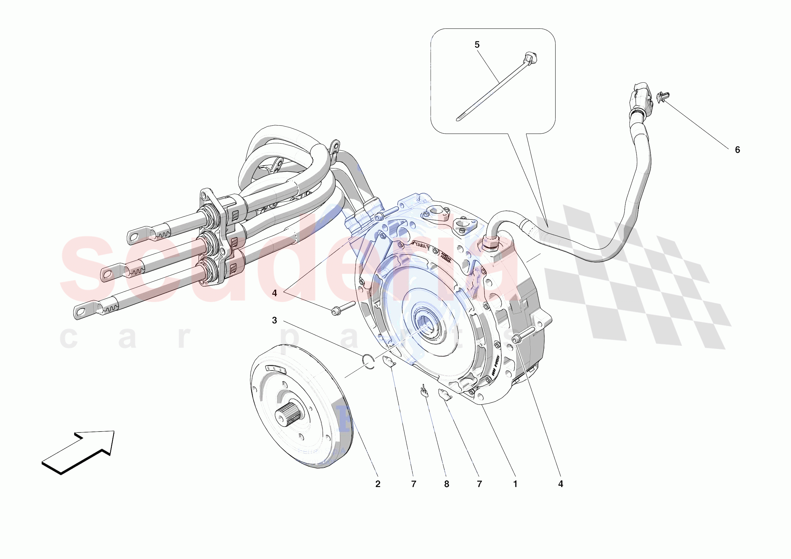 ELECTRIC MACHINE of Ferrari Ferrari SF90 Spider USA