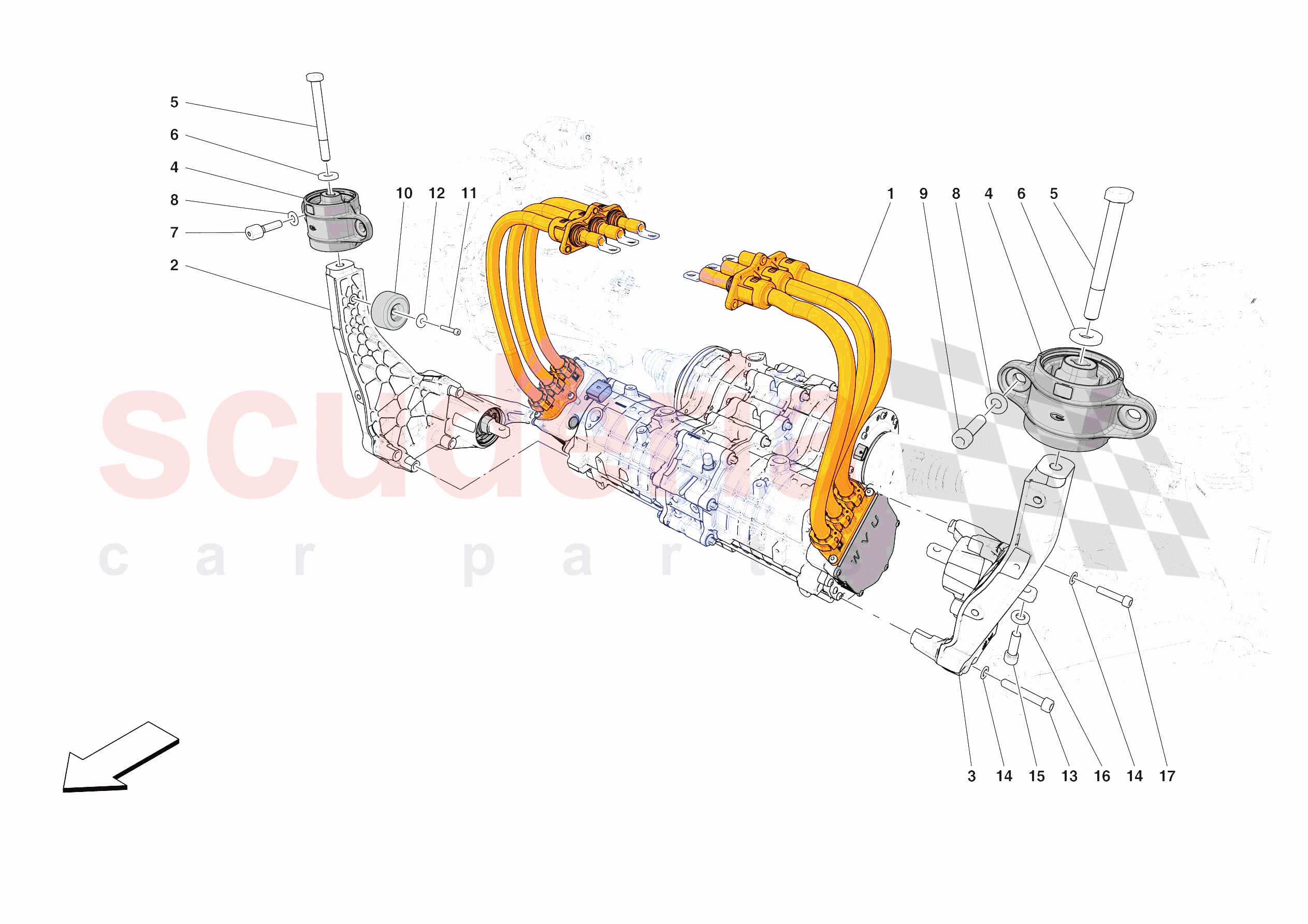 ELECTRIC AXLE of Ferrari Ferrari SF90 XX Spider Europe