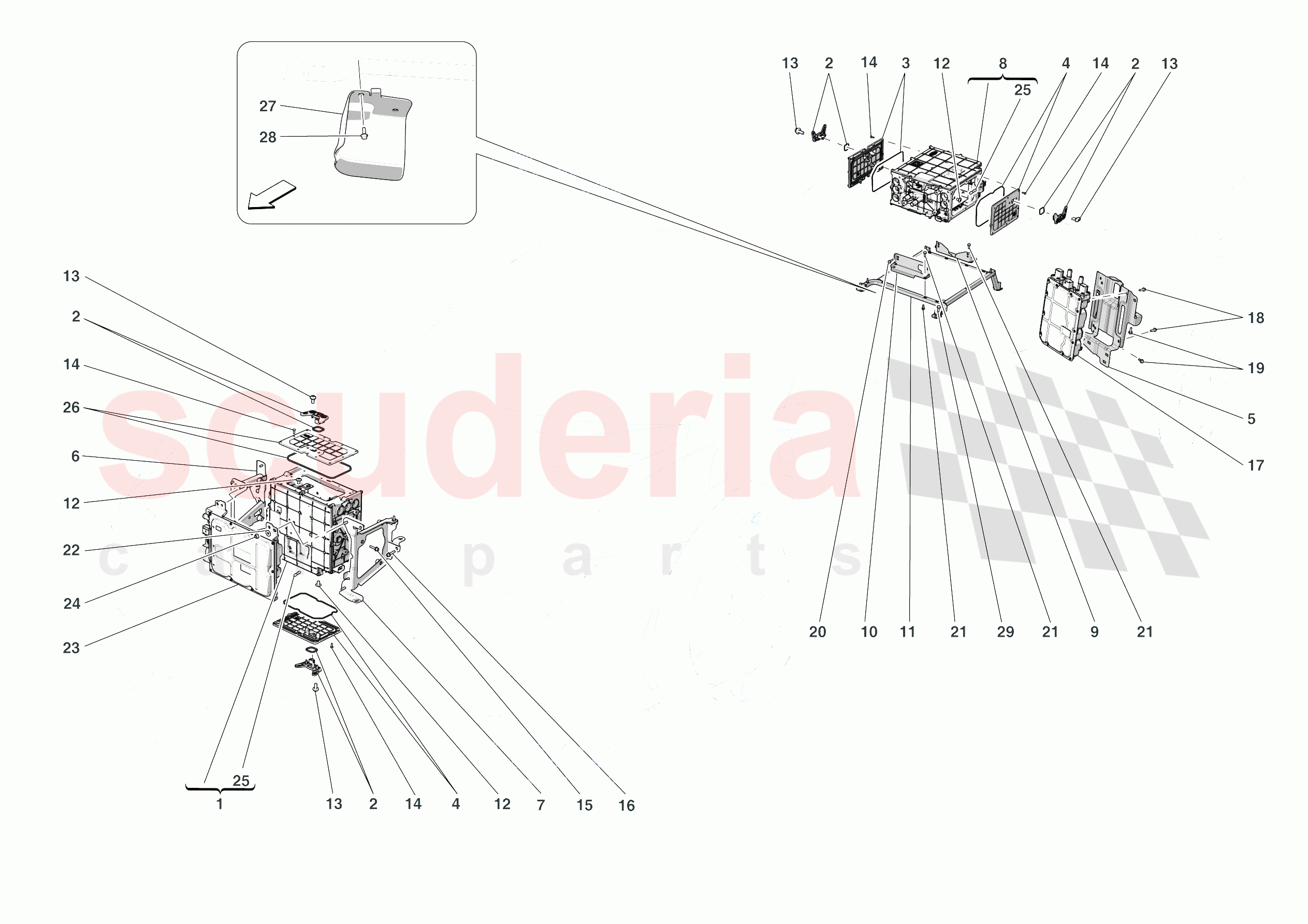 POWER ELECTRONICS of Ferrari Ferrari SF90 XX Stradle Europe