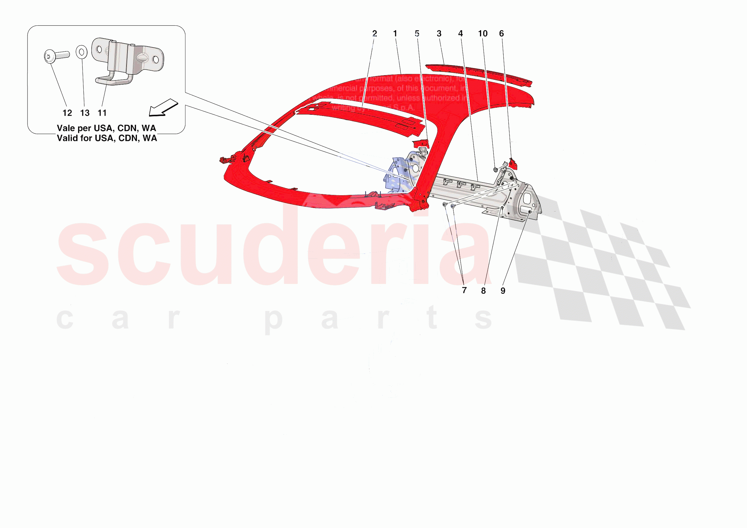 ROOF of Ferrari Ferrari SF90 XX Stradle Europe RH