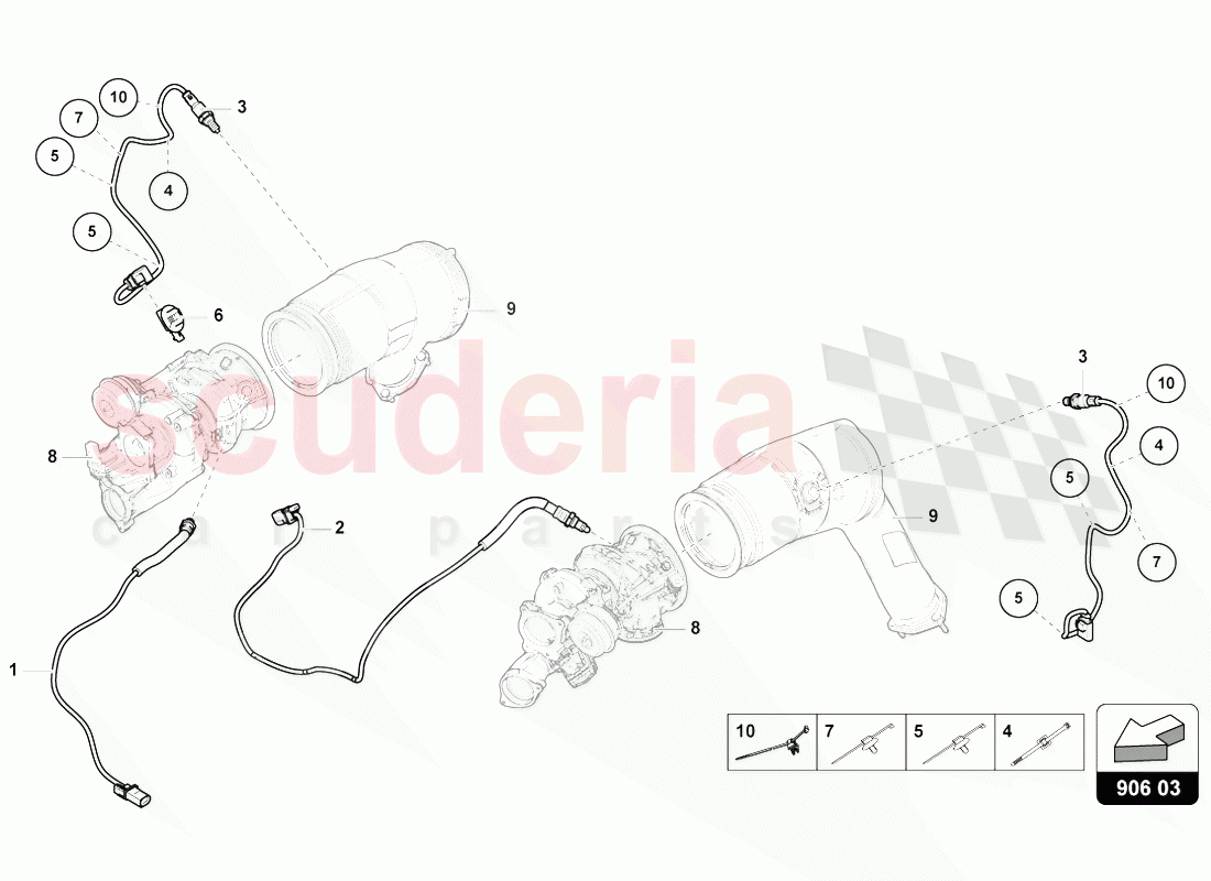 LAMBDA PROBE of Lamborghini Lamborghini Urus