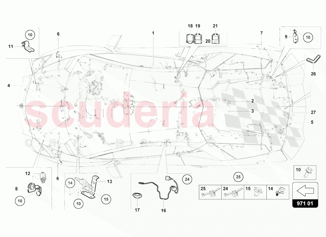 ELECTRICS of Lamborghini Lamborghini Aventador LP770 SVJ Coupe