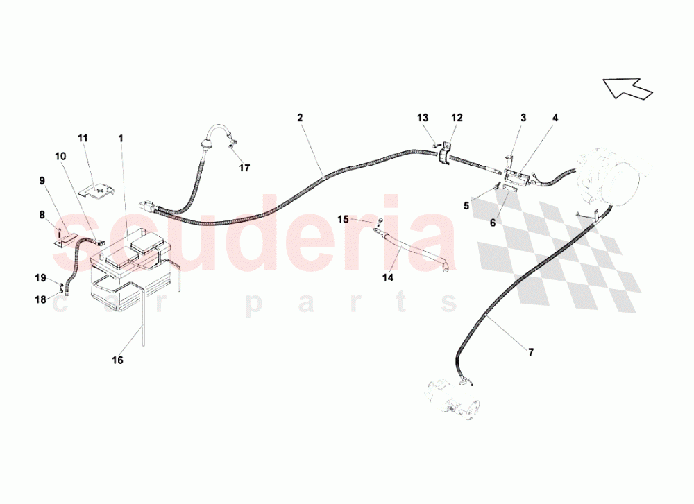 ELECTRICAL SYSTEM 3 of Lamborghini Lamborghini Gallardo LP550 Spyder