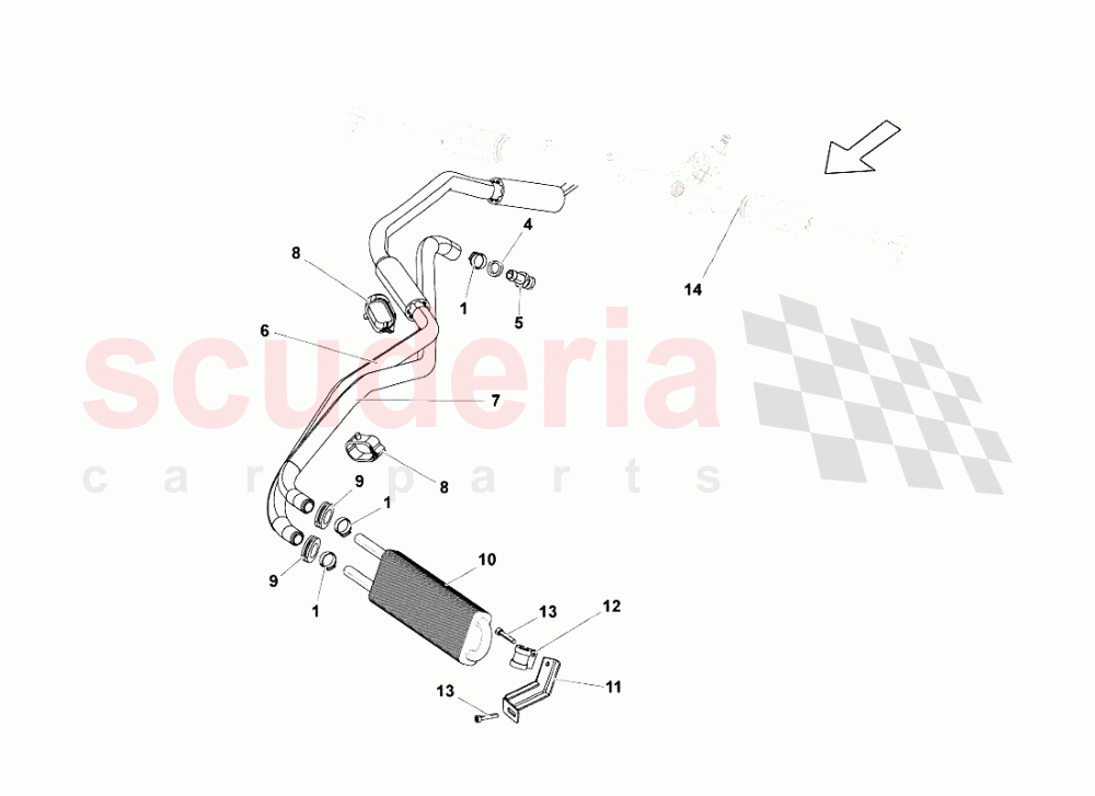 Oil Cooler 2 of Lamborghini Lamborghini Gallardo (2008)