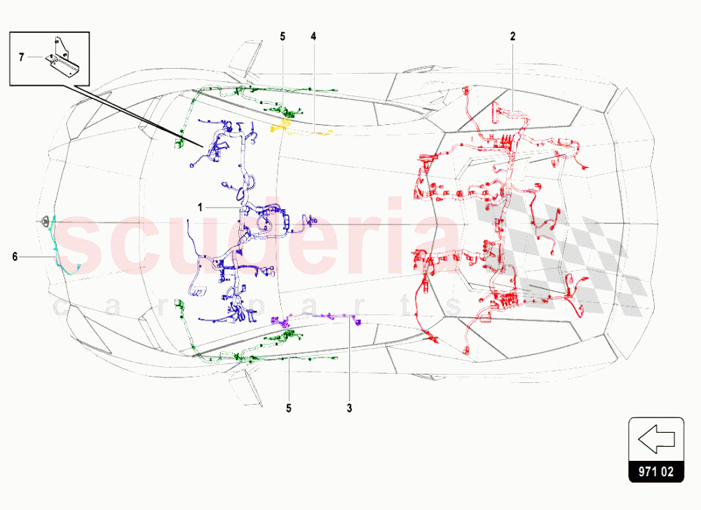 ELECTRICAL SYSTEM 7 of Lamborghini Lamborghini Aventador LP720 Roadster