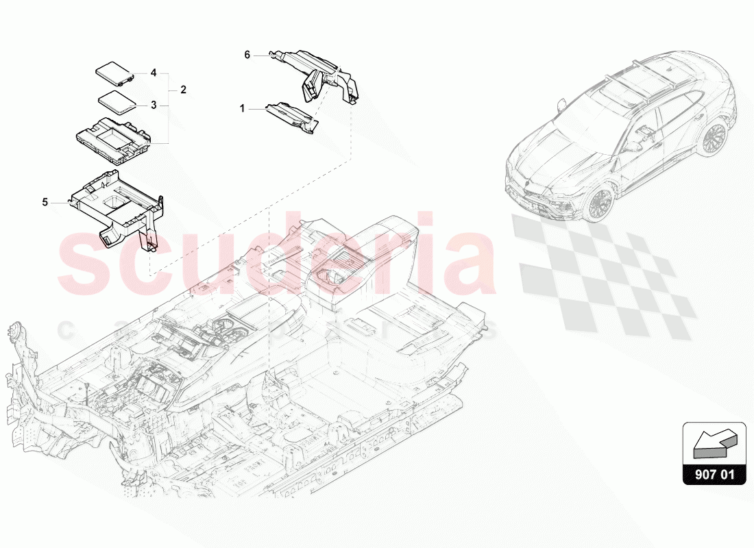 DIAGNOSIS INTERFACE FOR DATA BUS (GATEWAY) of Lamborghini Lamborghini Urus