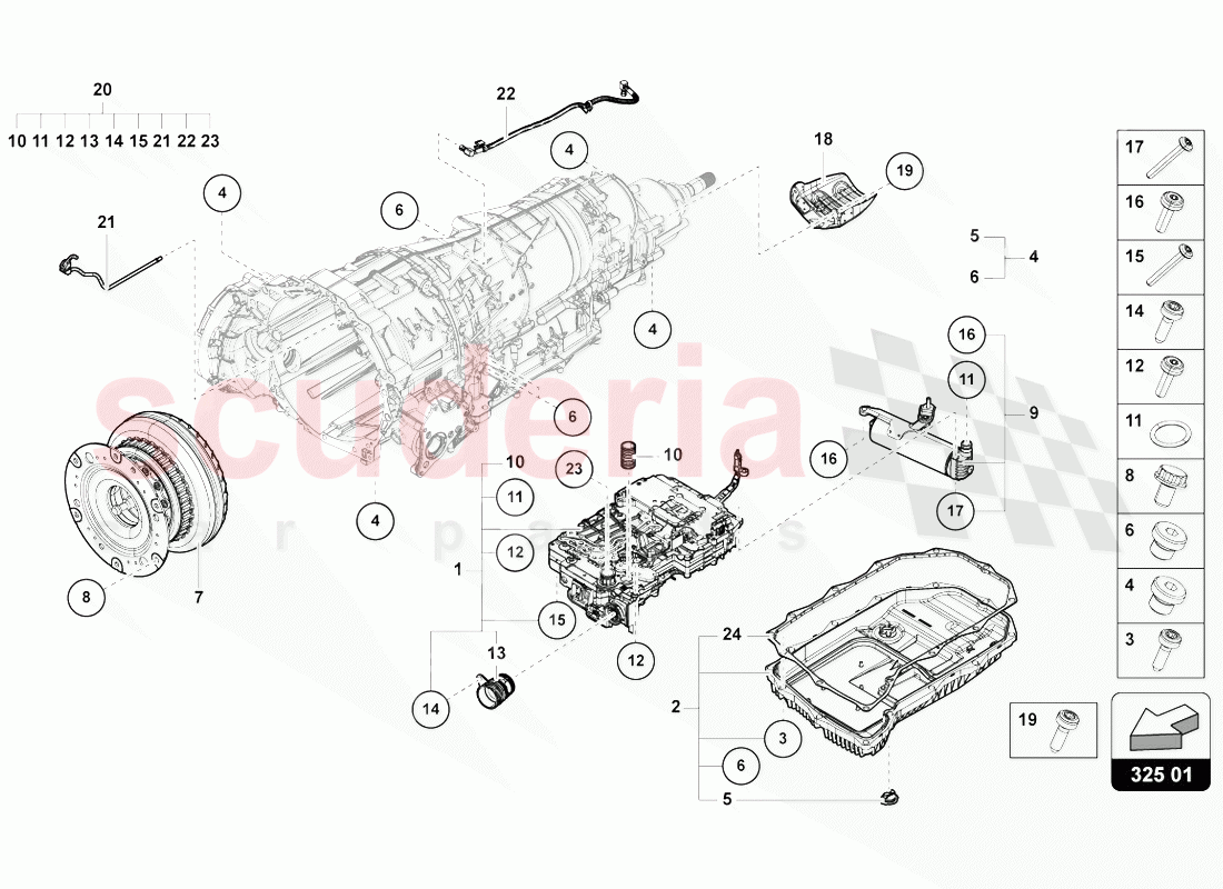 MECHATRONIC WITH SOFTWARE of Lamborghini Lamborghini Urus